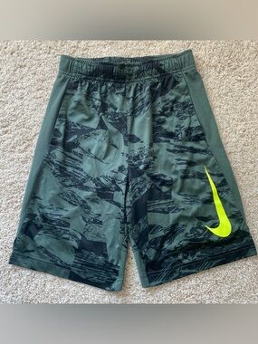 Nike Boy's Athletic Shorts with Swoosh